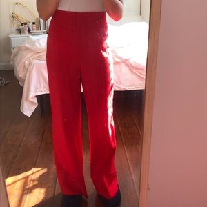 COPY - Zara Warm Red High Waist Pants